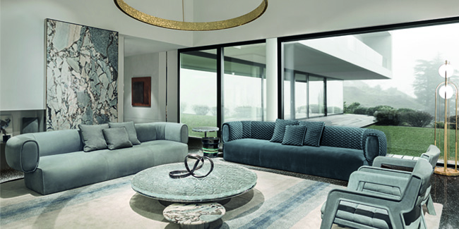 HESSENTIA-CORNELIO_CAPPELLINI-Hug-sofa-living-Evelyn-armchair-Heron-floor_lamp-Miller-coffee_tables-Astro-chandelier