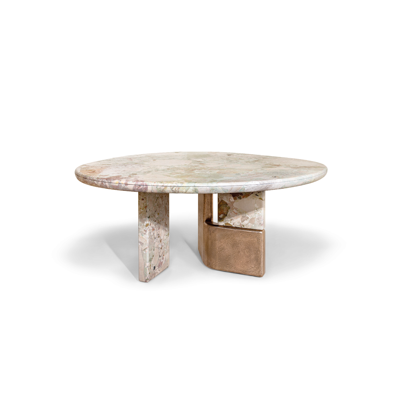 Hessentia-OVOO-table-round-marble-sand-metal-casting-made-in-italy_cv