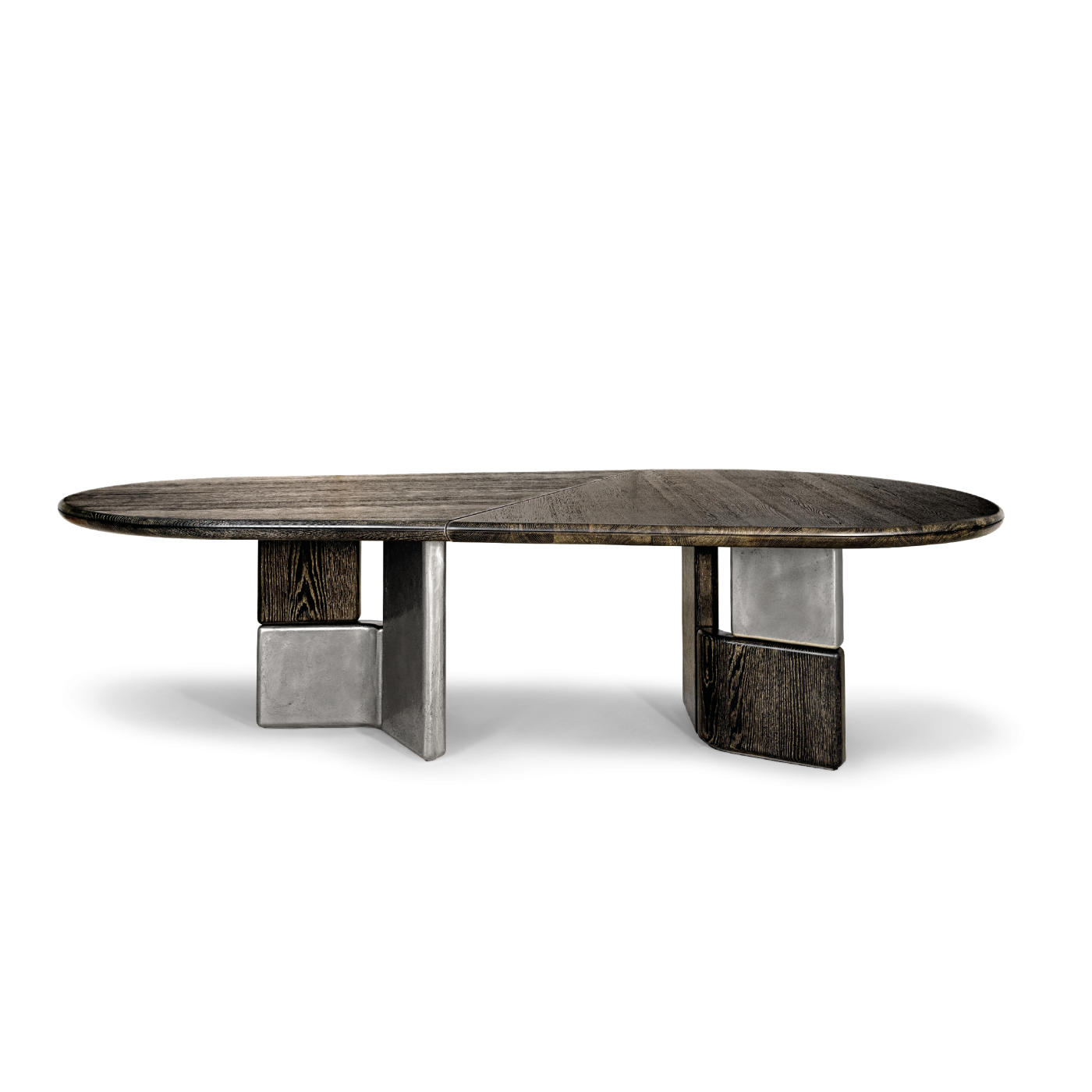 Hessentia-OVOO-table-oval-sand-metal-casting-wood-made-in-italy_cv