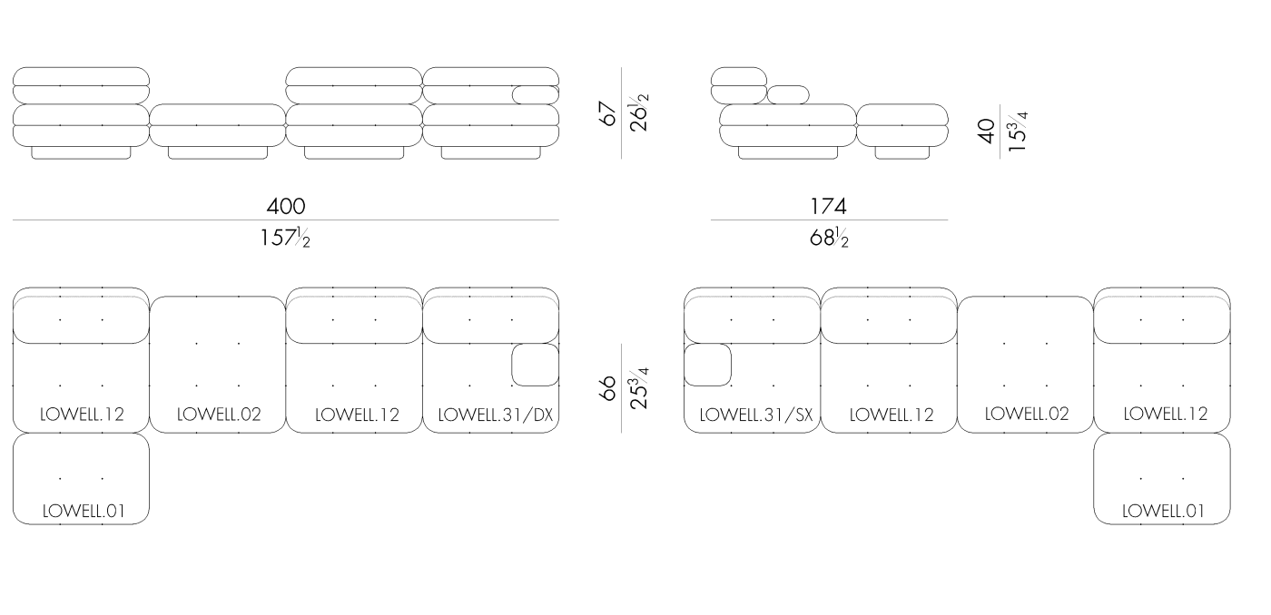 LOWELL.2800/SX - LOWELL.2800/DX 