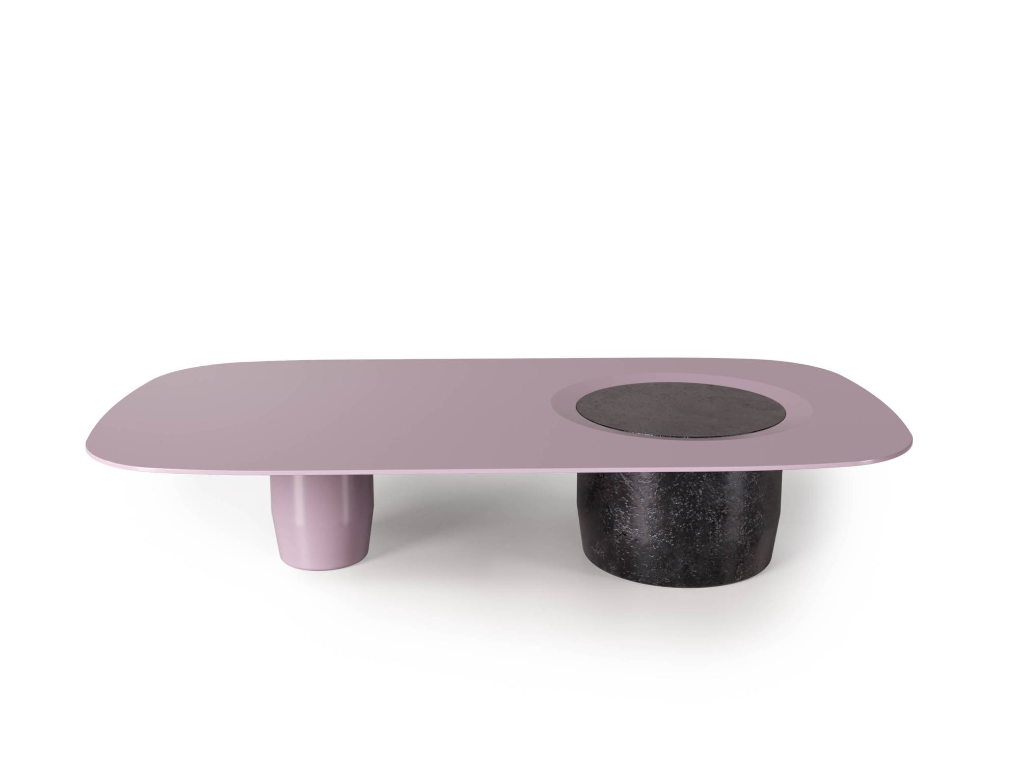 Joss coffee table with glossy lacquered top