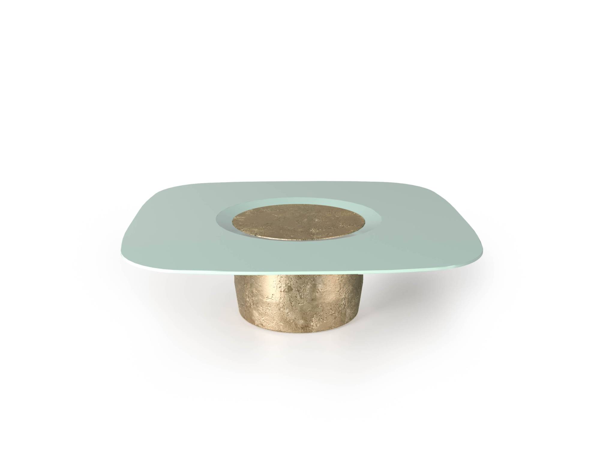 Joss coffee table with glossy lacquered top